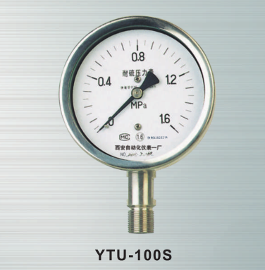  YTU-100S 耐硫压力表