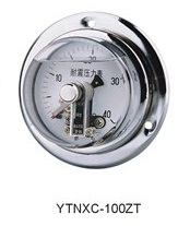 YTNXC-100ZT轴向带前边耐震电接点压力表