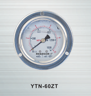 YTN-60ZT耐震压力表
